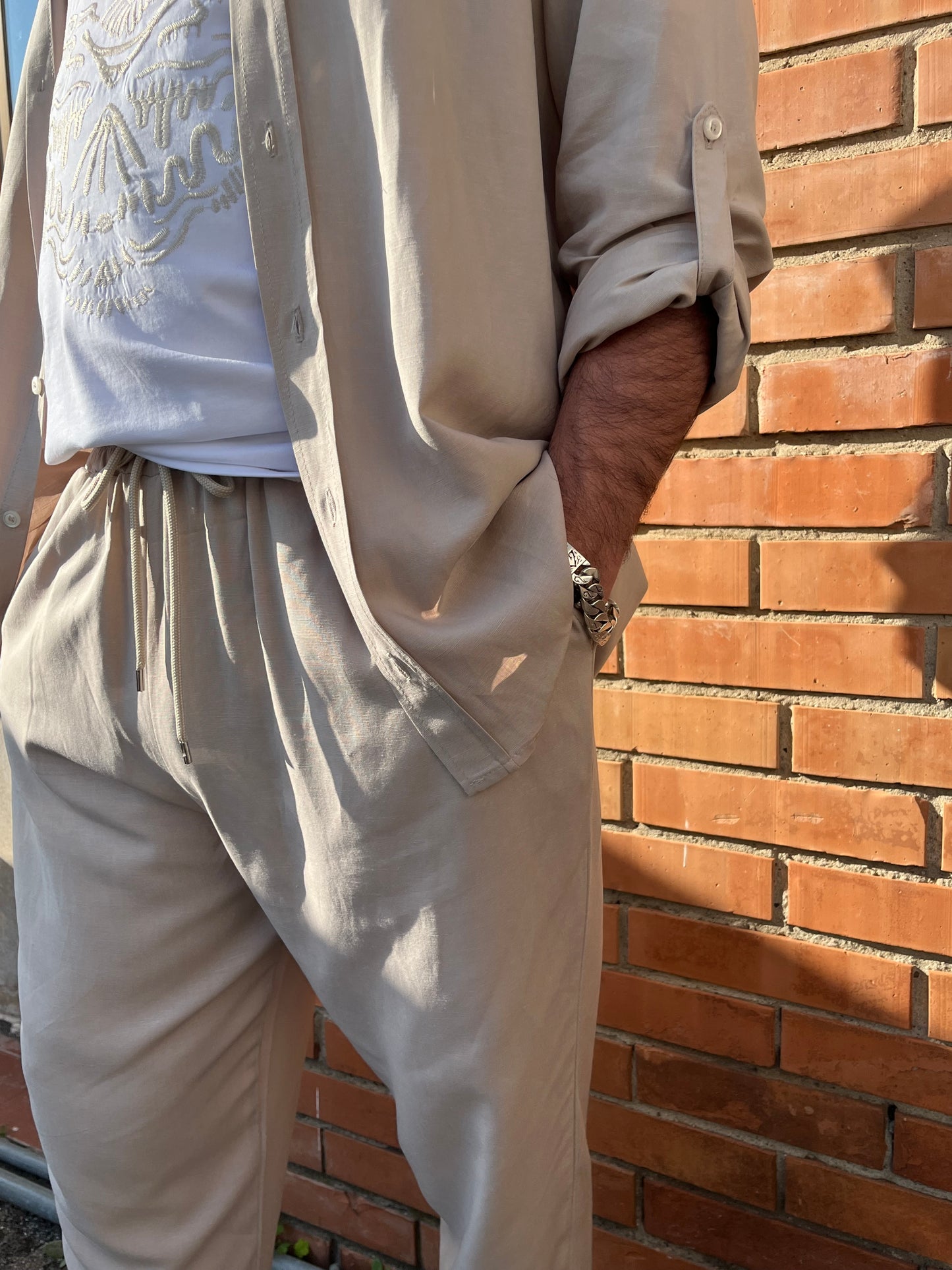 7x8 FLR Pantalone Leggero Beige
