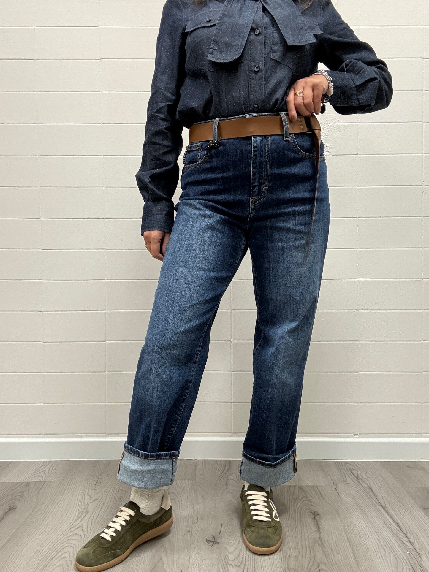 Jeans risvolto Mandy Haveone
