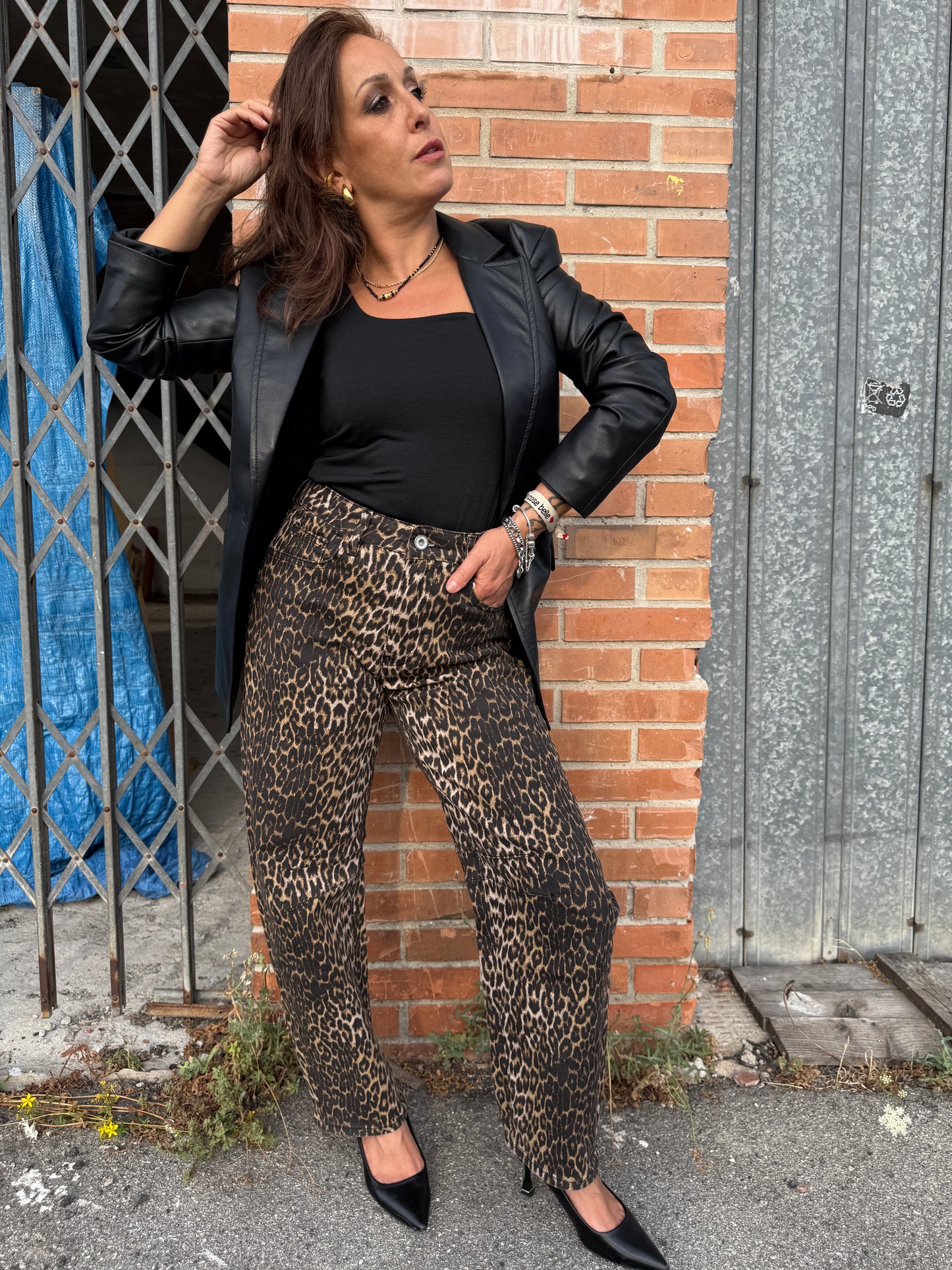 Pantaloni animalier baloon Susy Mix