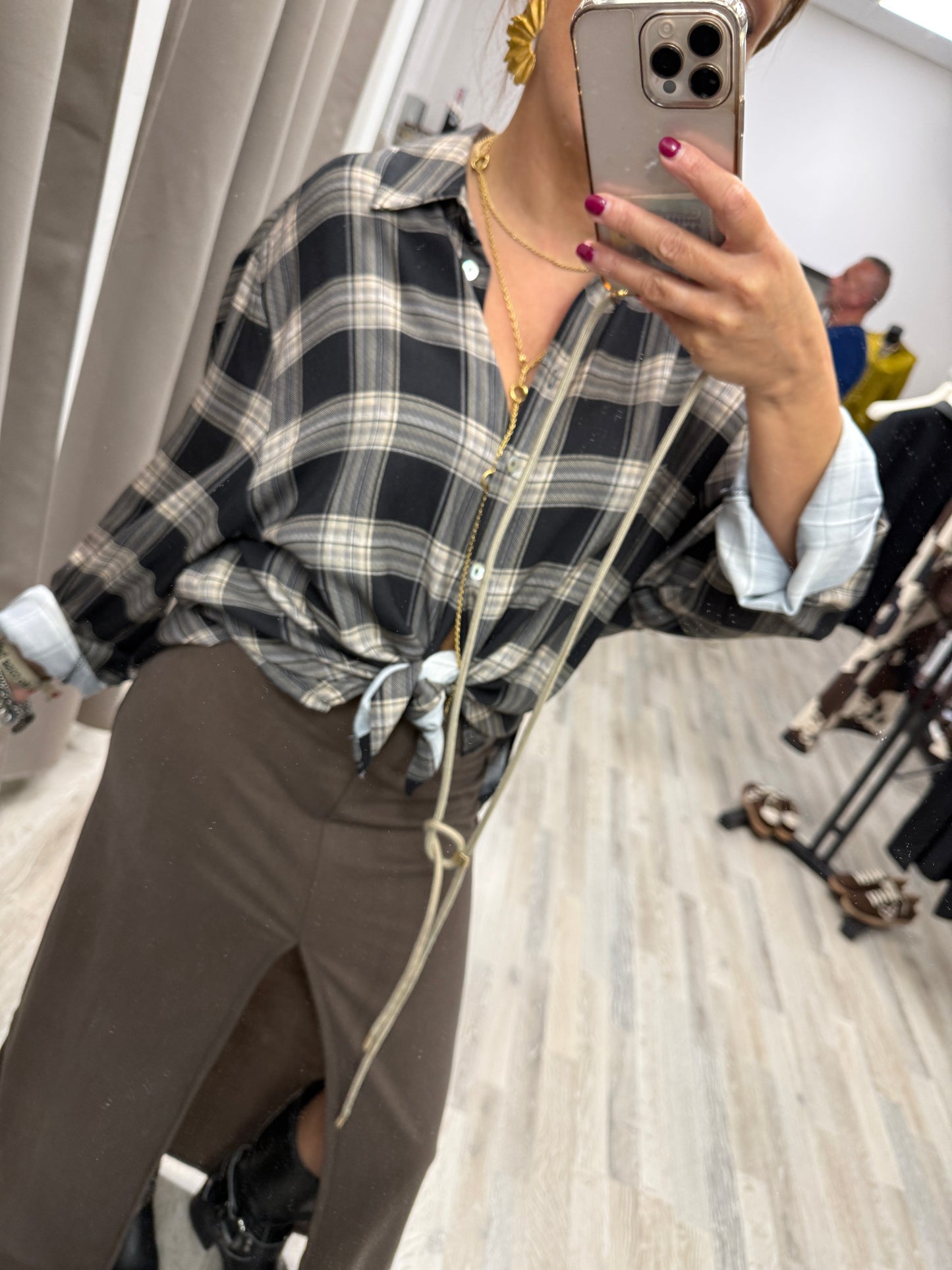 Camicia check modello uomo Haveone