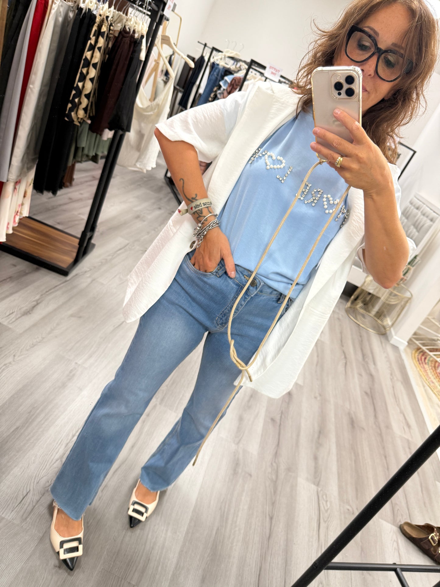 T-shirt strass Susy mix