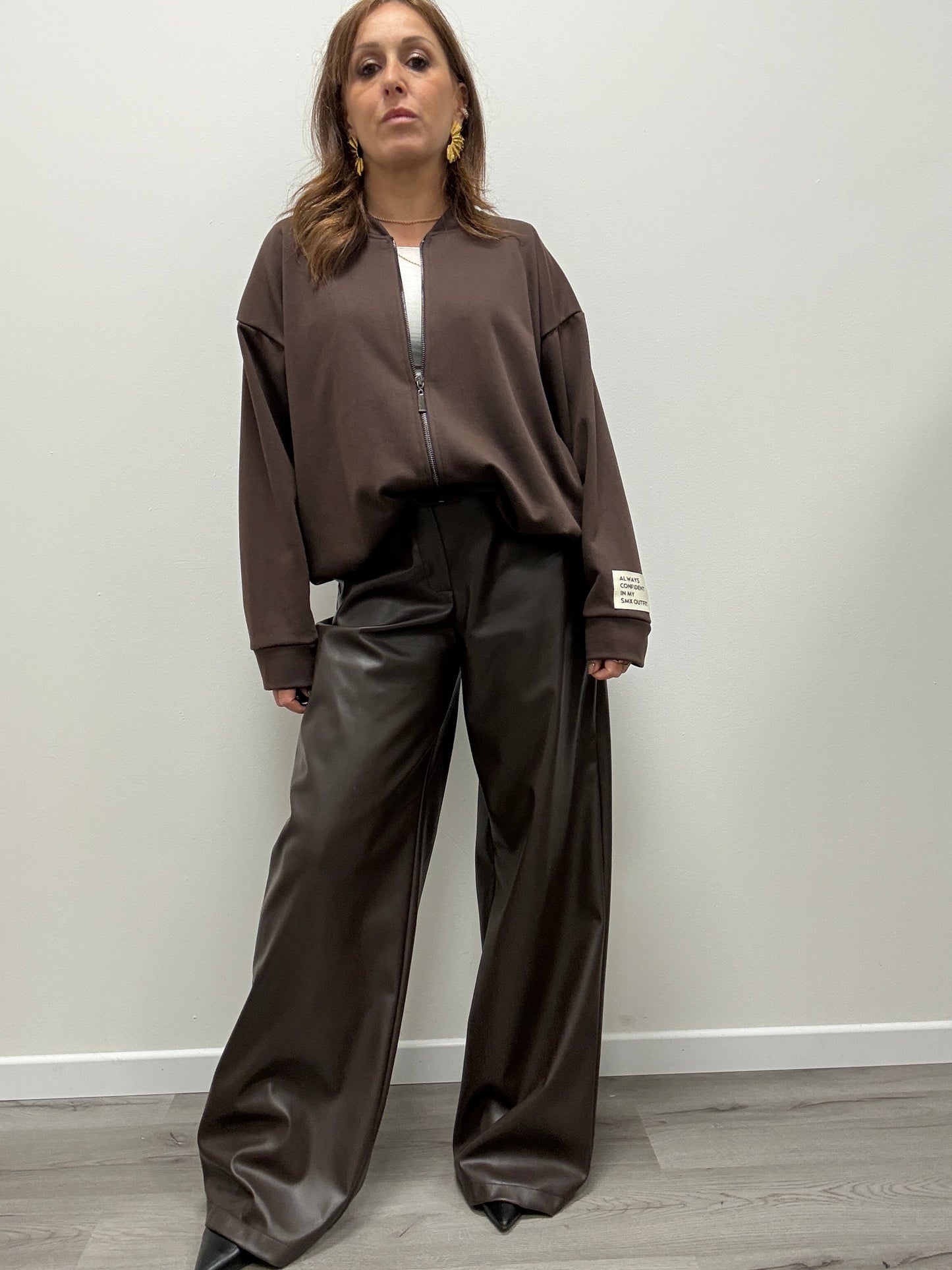 Pantalone in Ecopelle Moro HaveOne
