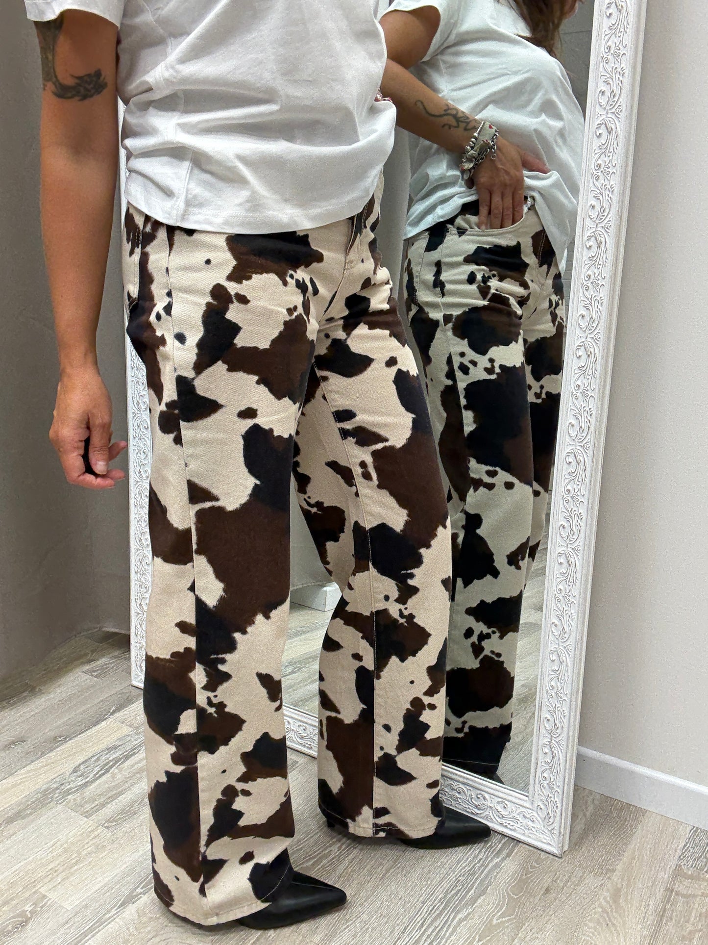 Pantaloni fantasia mucca Susy Mix