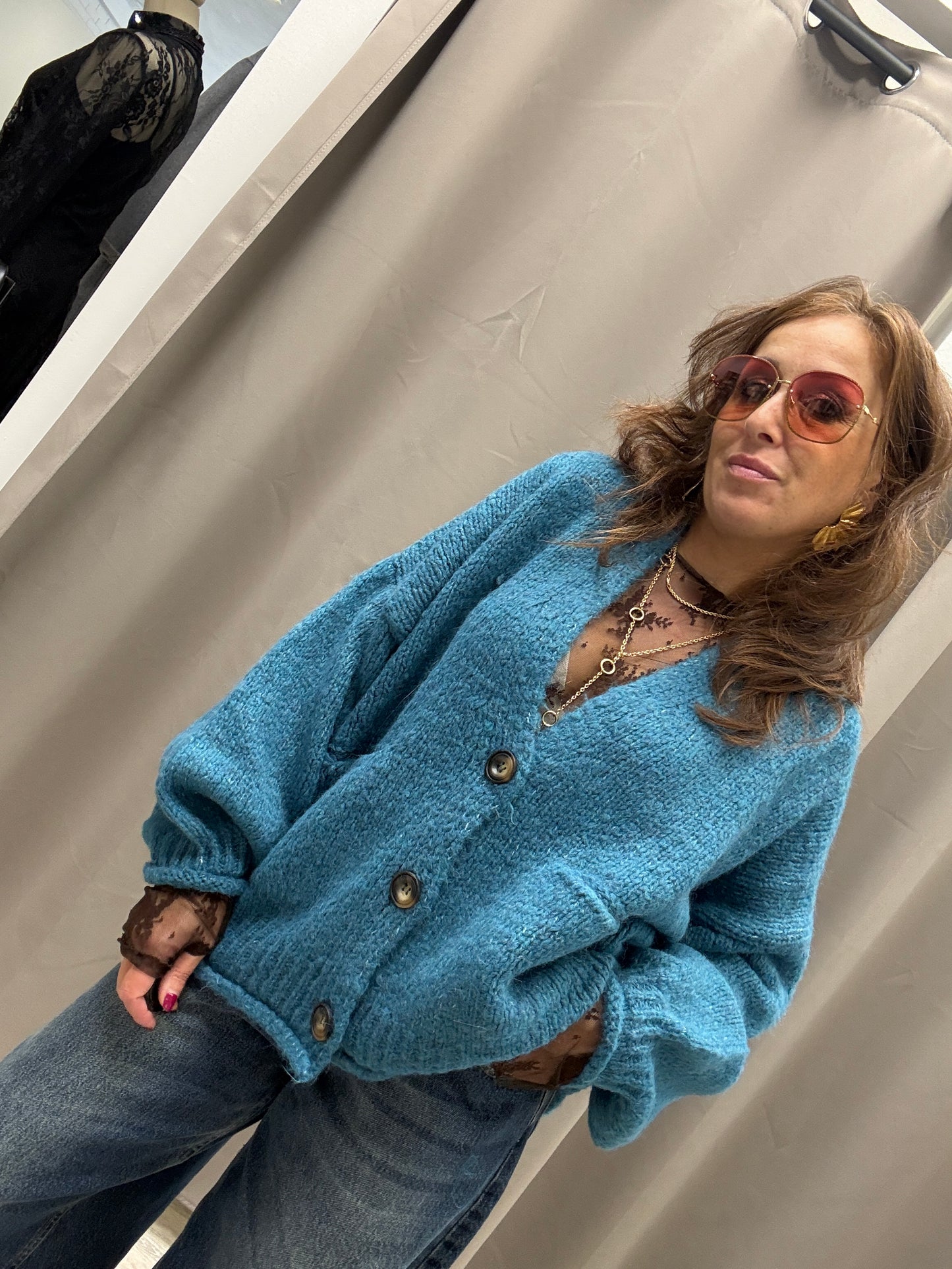 Cardigan Tre Bottoni HaveOne Ottanio