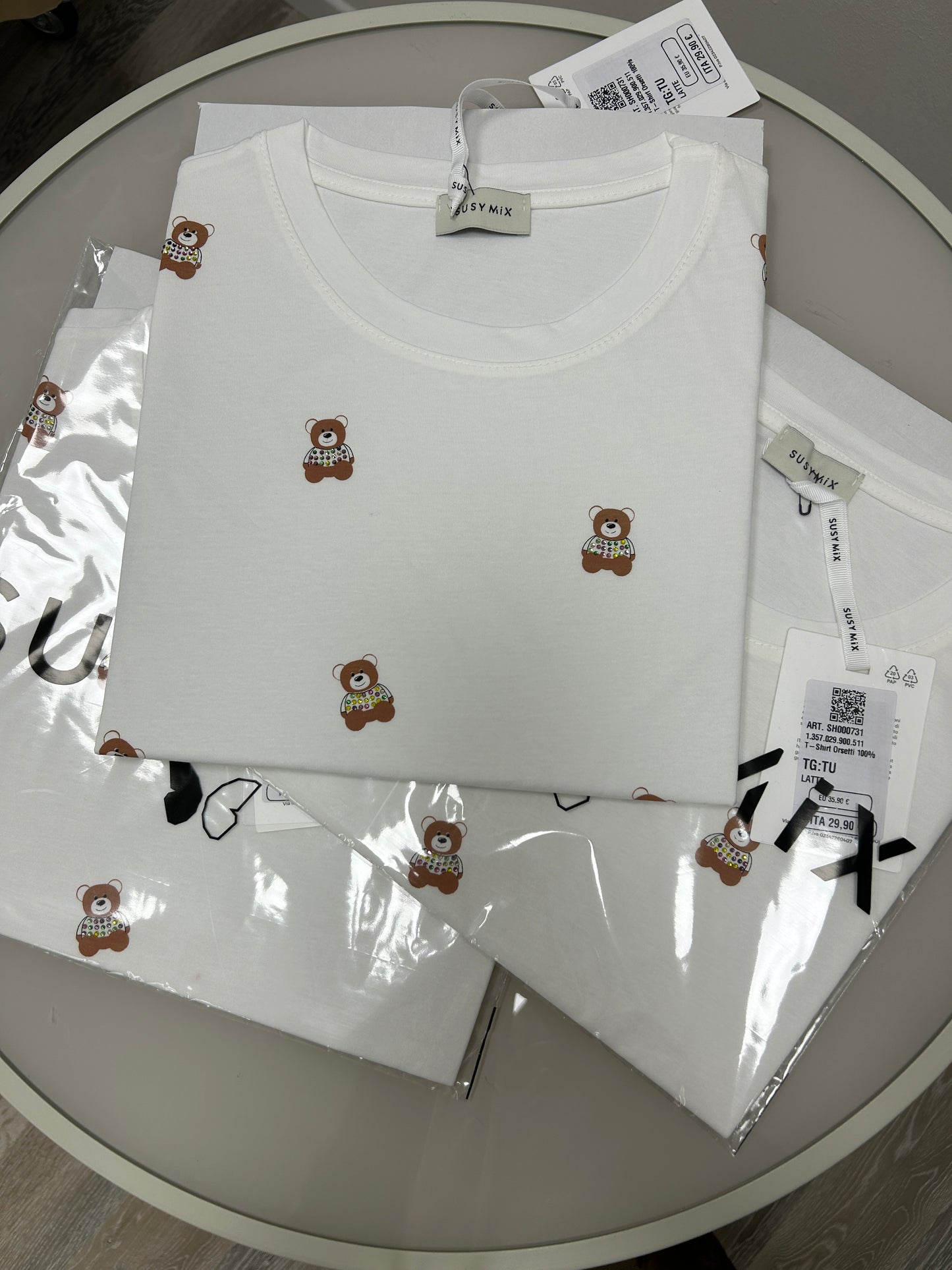 Susy Mix t-shirt orsetti