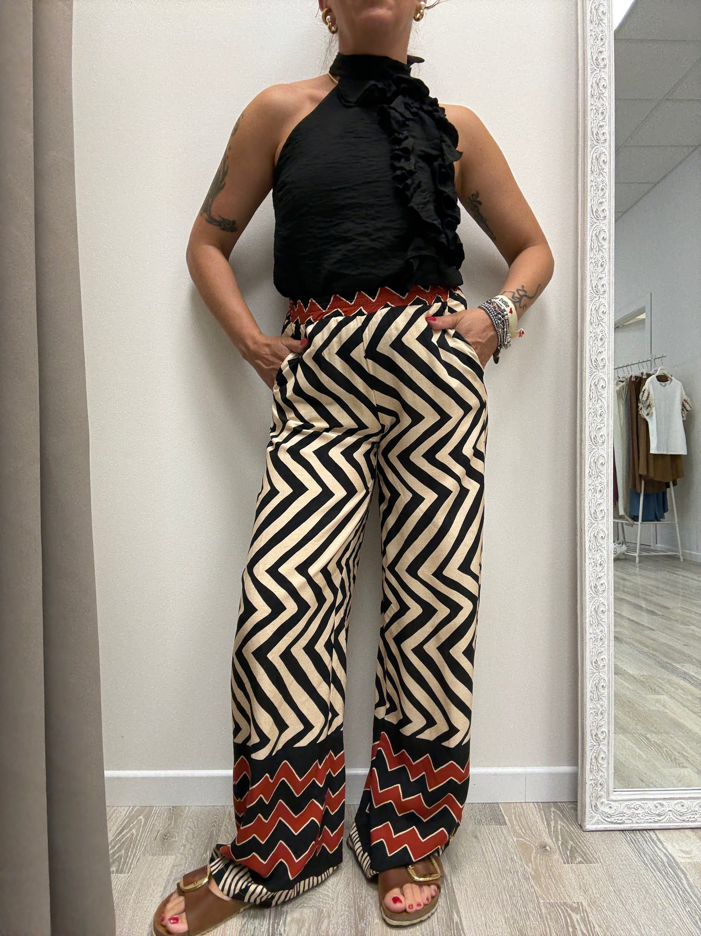 HaveOne Pantalone Fantasia etnica