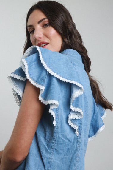 Susy mix coordinato jeans con nappine