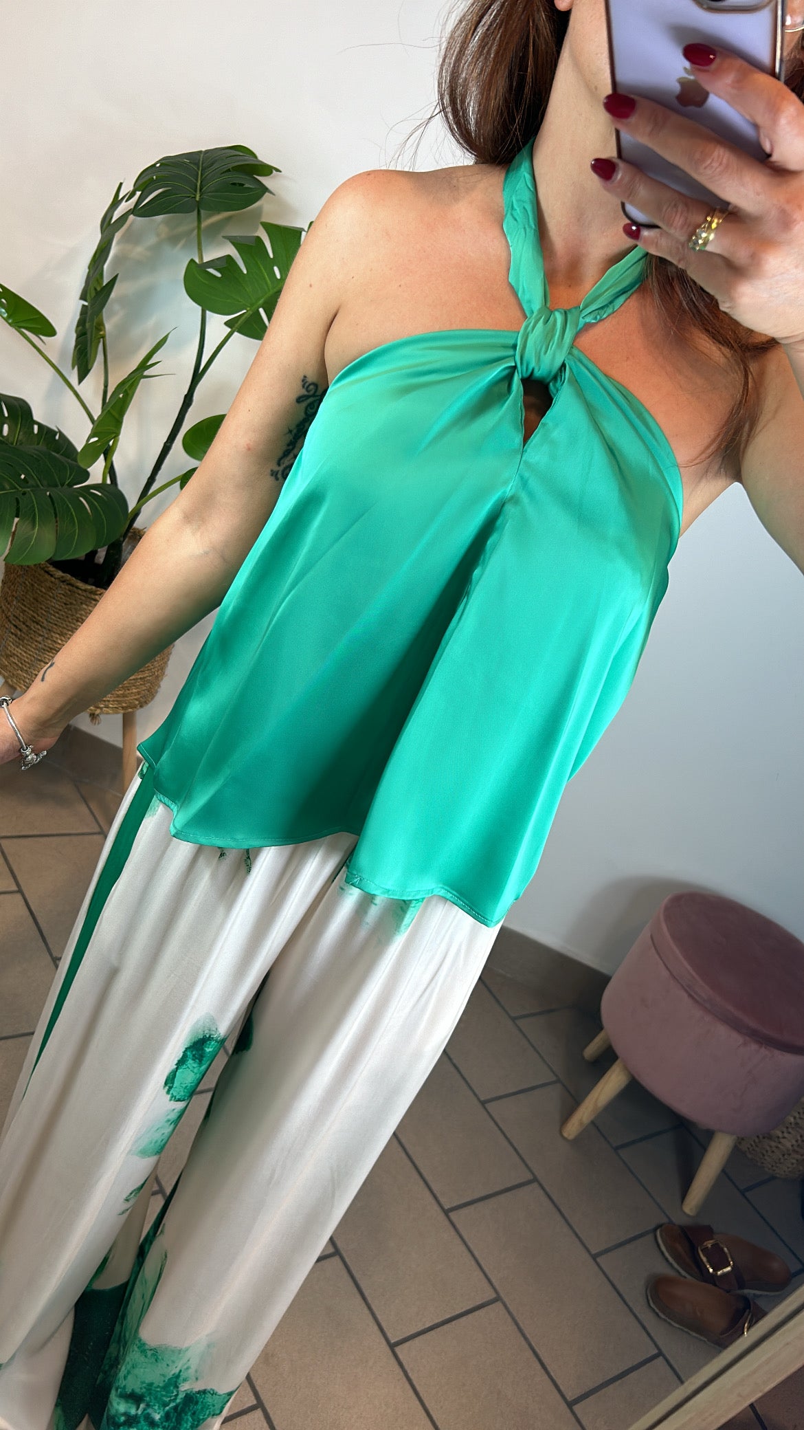 Susy Mix Viscose Knot Top