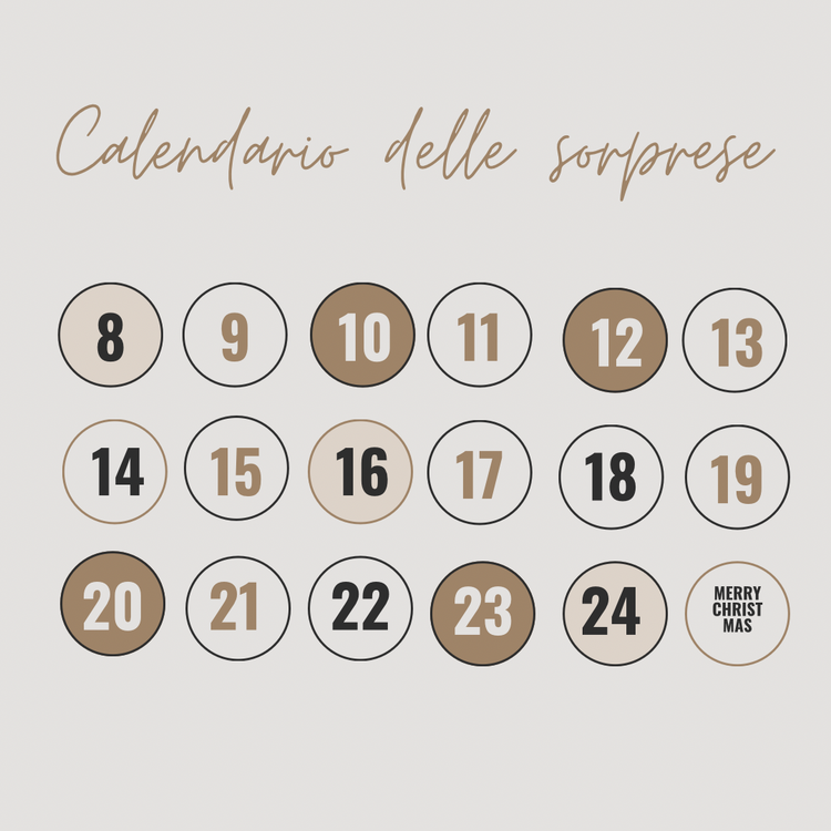 Calendario delle sorprese