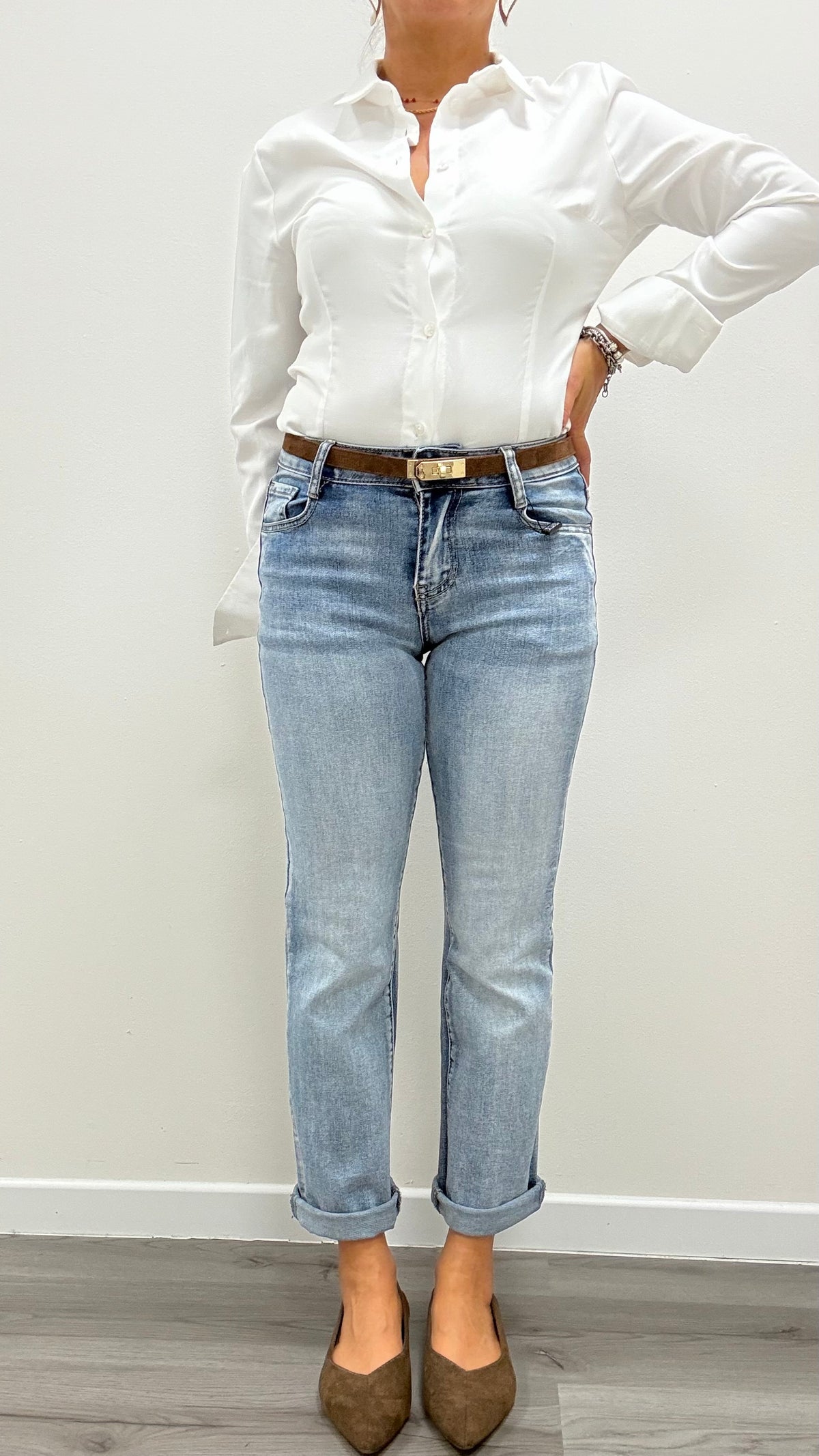 Jeans skinny blu medio Extasy