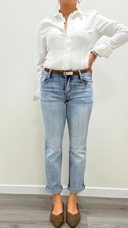 Jeans skinny blu medio Extasy