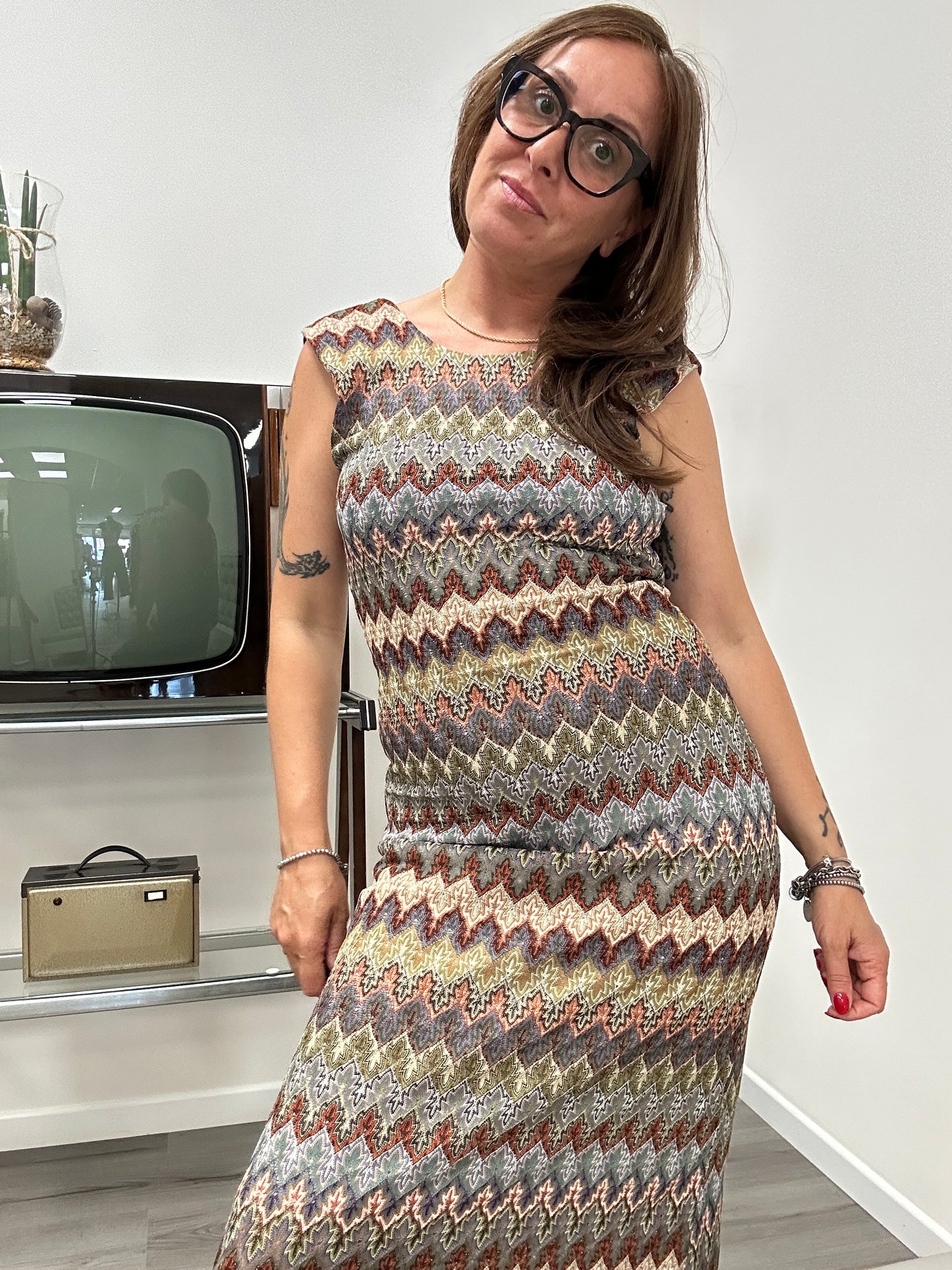 Abito Missoni Susy Mix verde