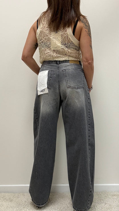 Jeans Lucy barrel grigio Haveone