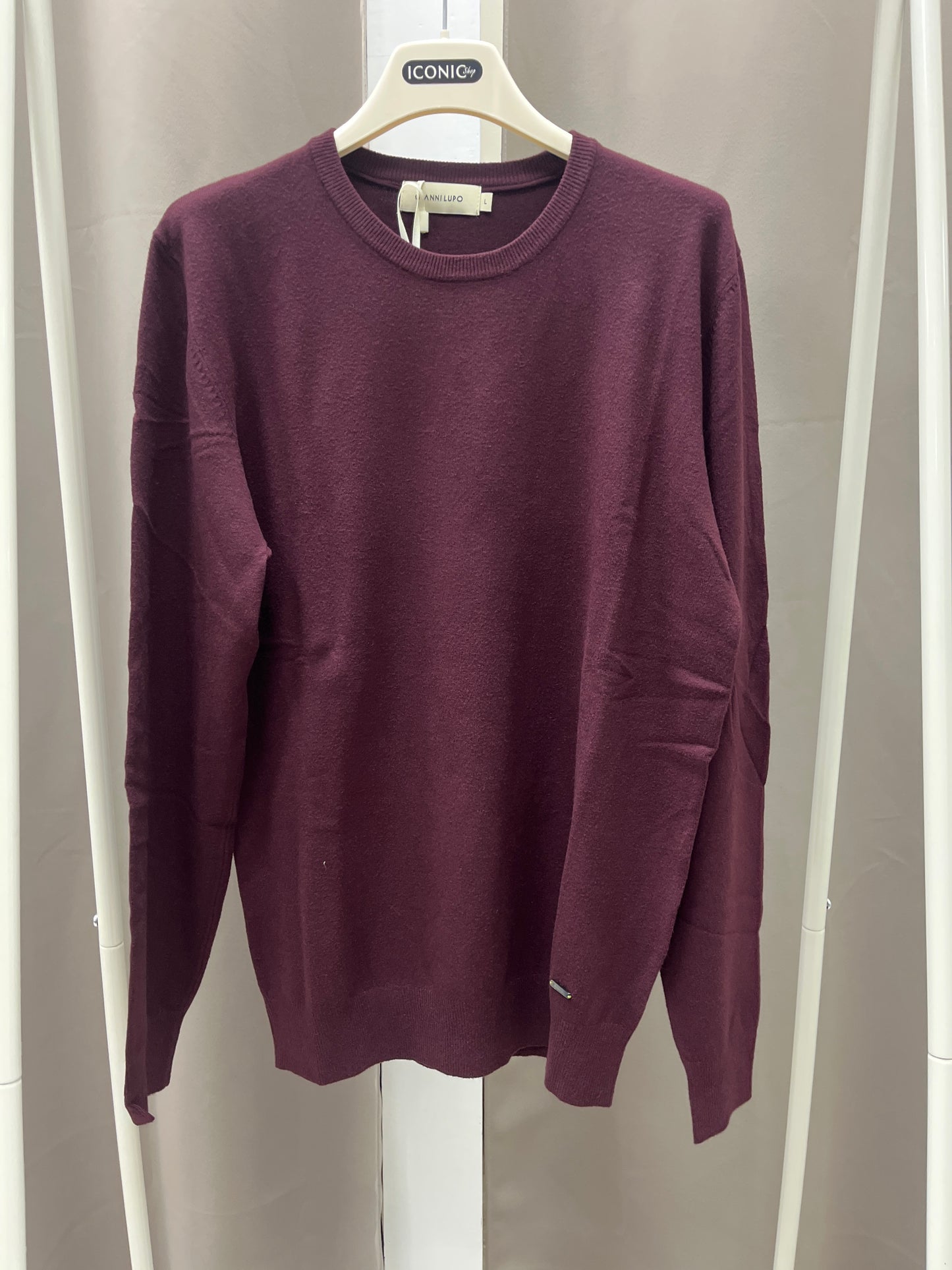 Maglia Basica Girocollo Bordeaux Gianni Lupo