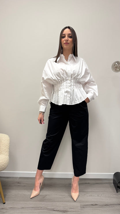 Camicia corsetto bianca Haveone