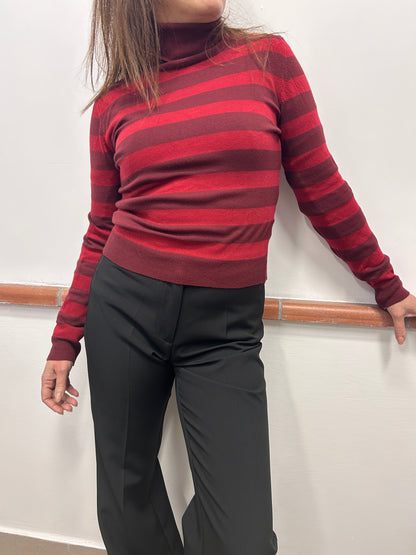 Haveone regular striped turtleneck