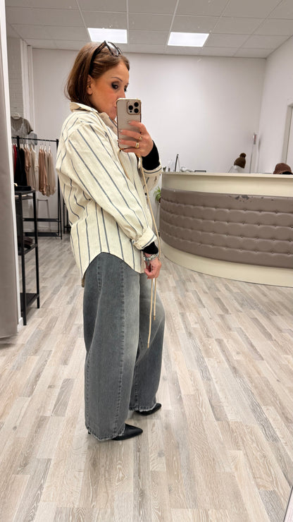Jeans Lucy barrel grigio Haveone