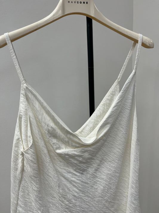 Haveone top in viscosa goffrata burro