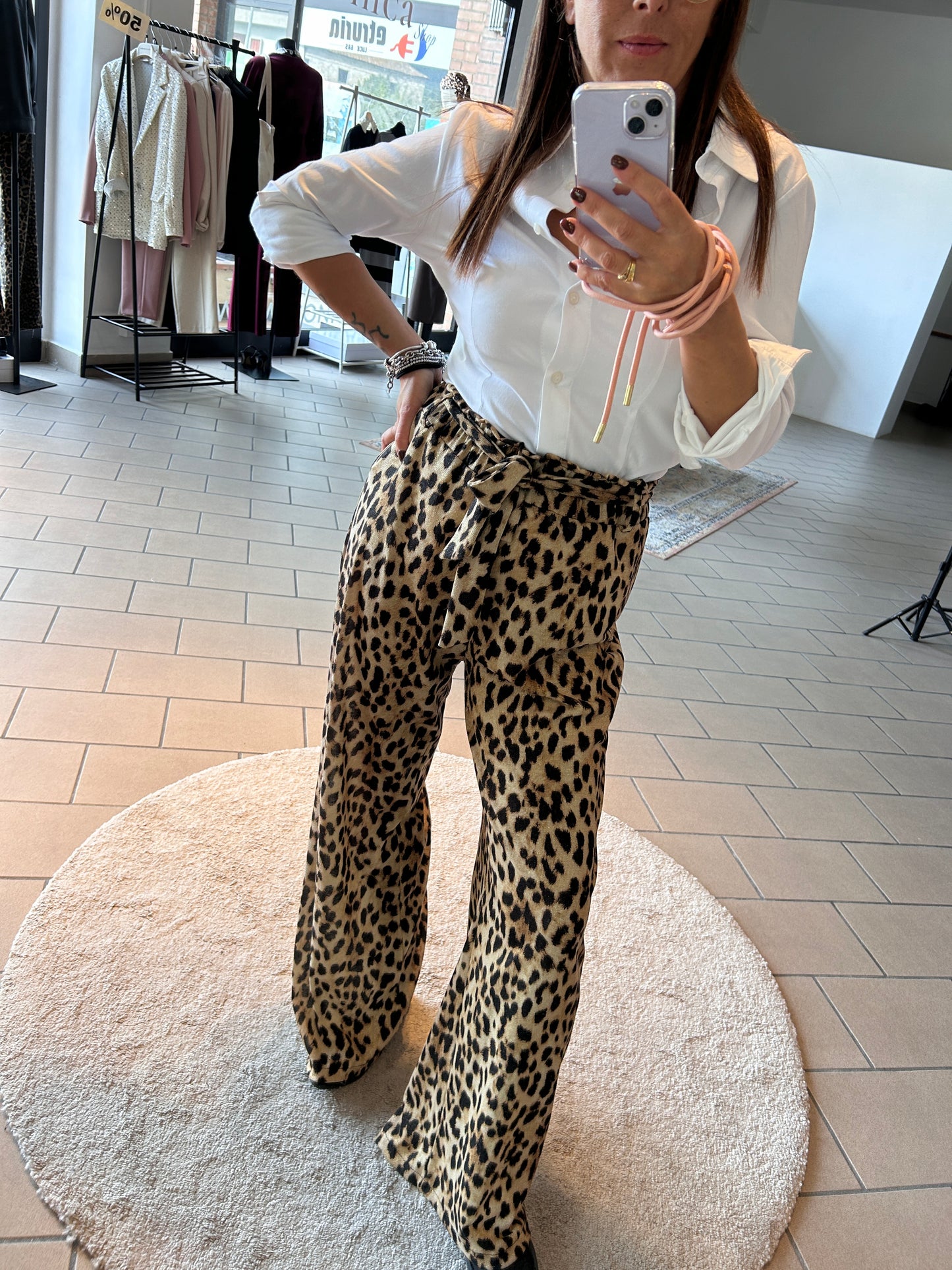 Pantalone Palazzo fantasia Kiki Six