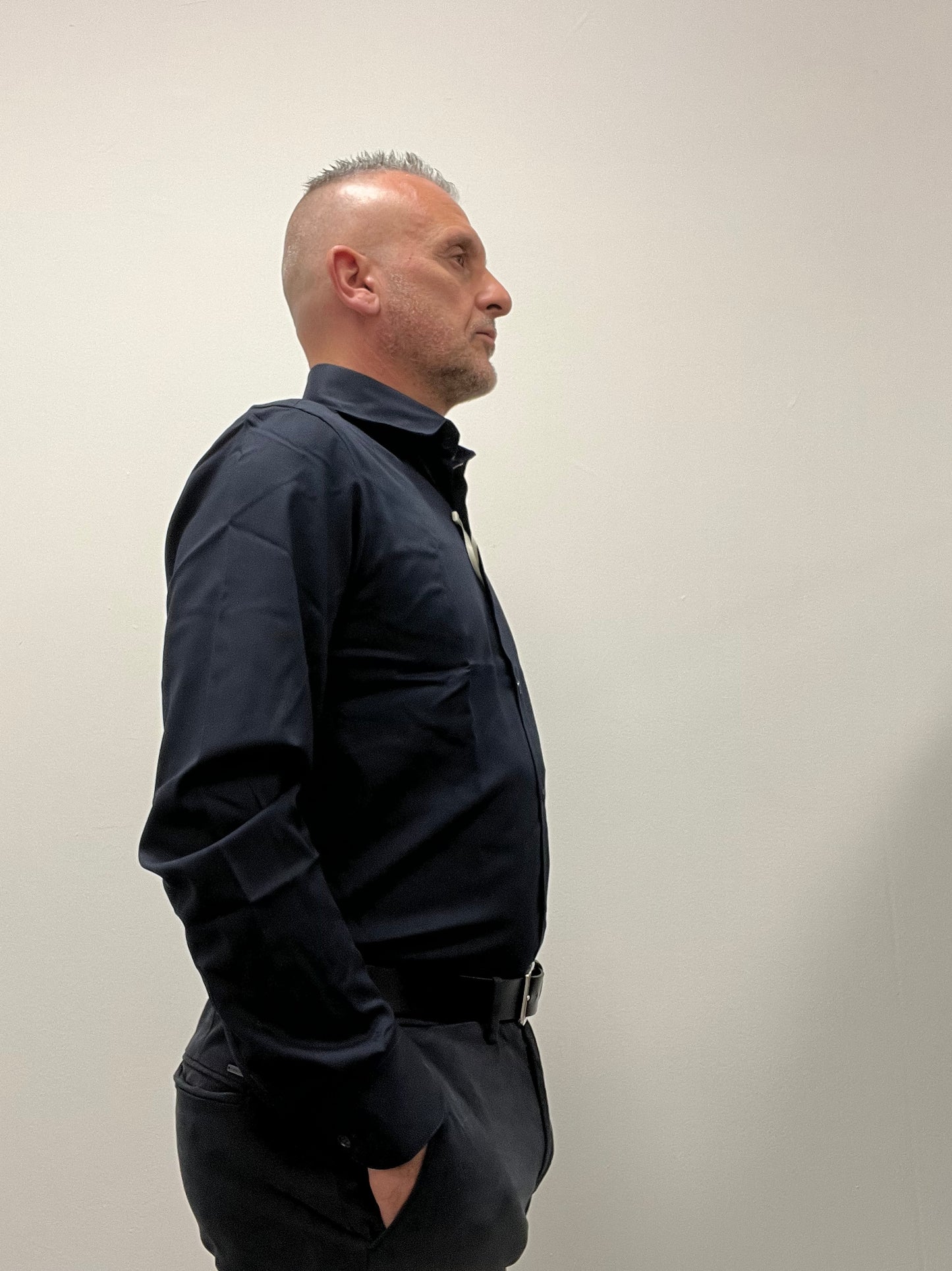 Gianni Lupo Camicia in Modal Blu Navy