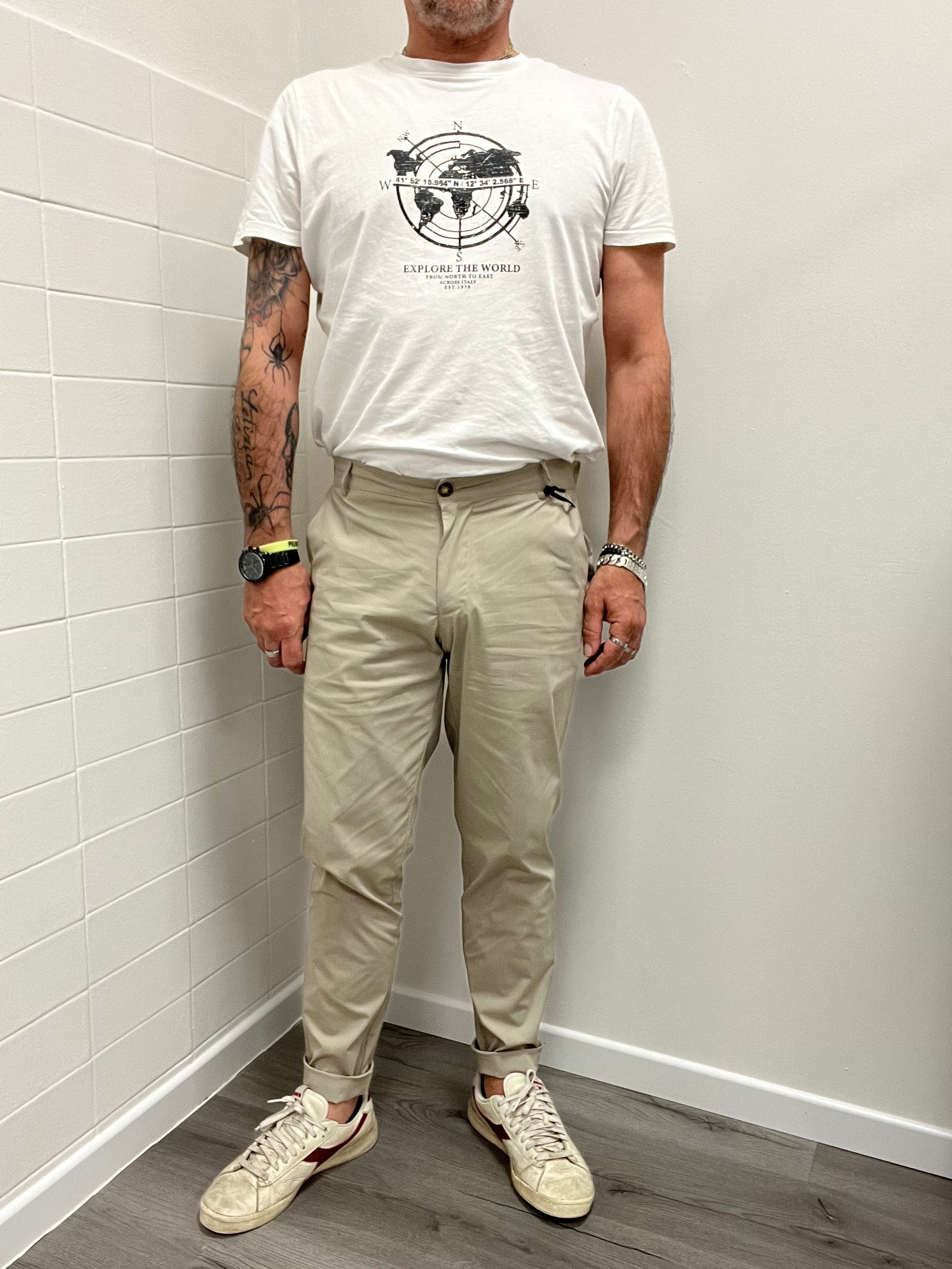 7x8 FLR Pantalone in Tela Paracadute