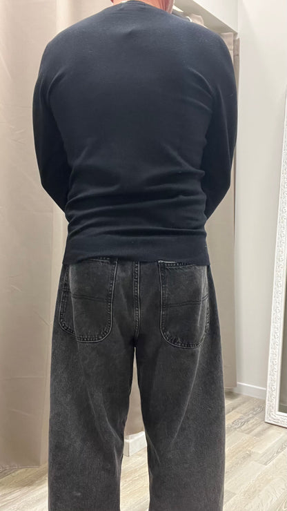 Maglia Paricollo Gianni Lupo Nera
