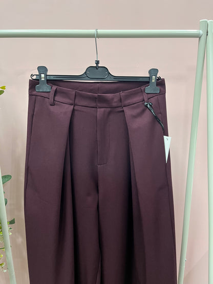 Pantaloni palazzo con pinces Lumina