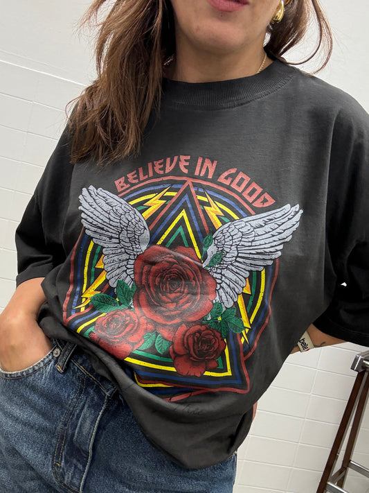 HaveOne T-Shirt Stampa Rose Grigio