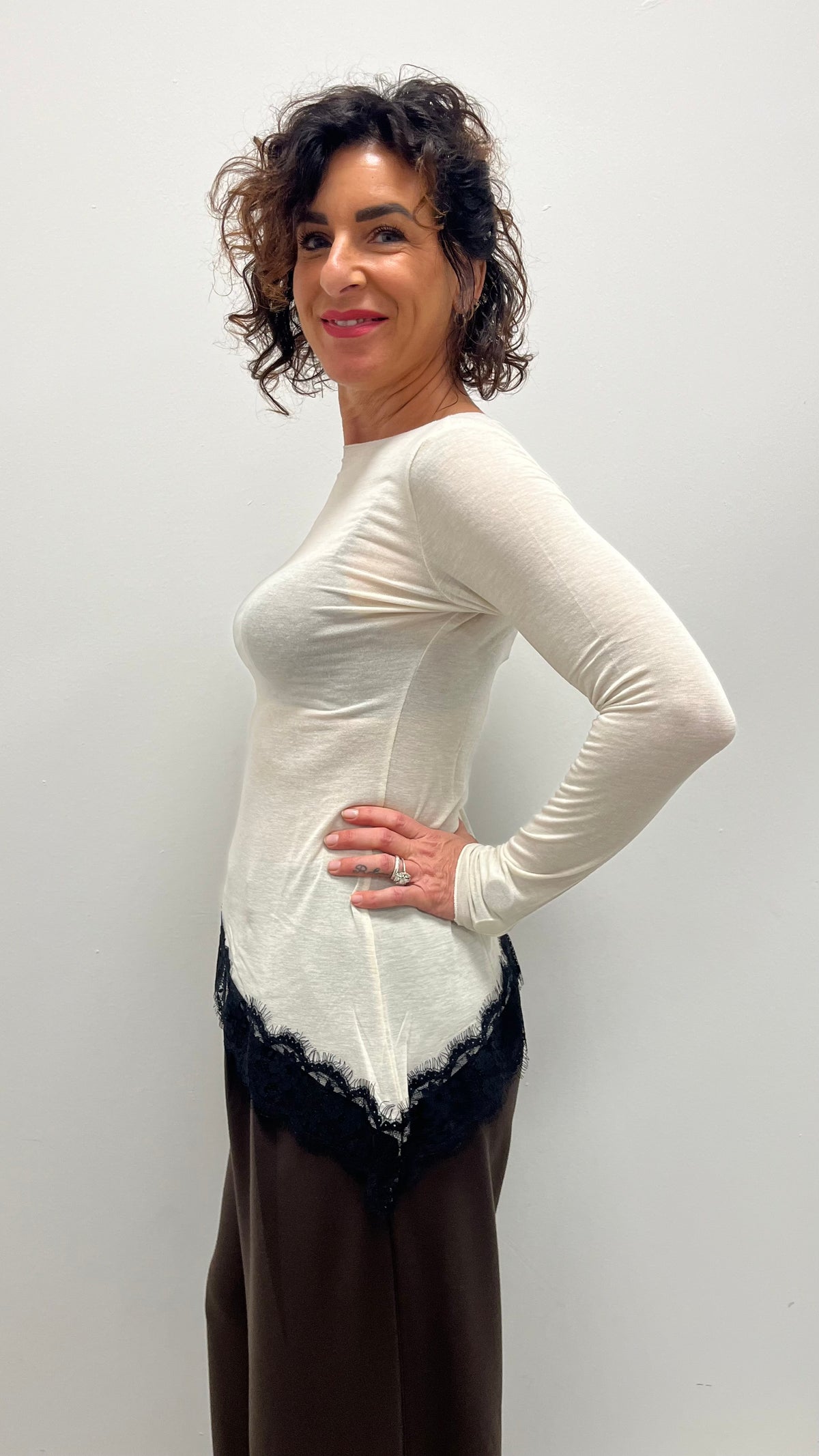 Cashmirina Susy Mix con Pizzo Burro Art.12532