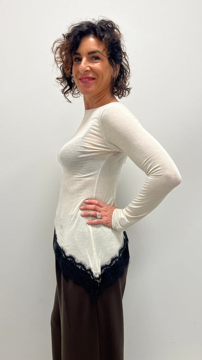 Cashmirina Susy Mix con Pizzo Burro Art.12532