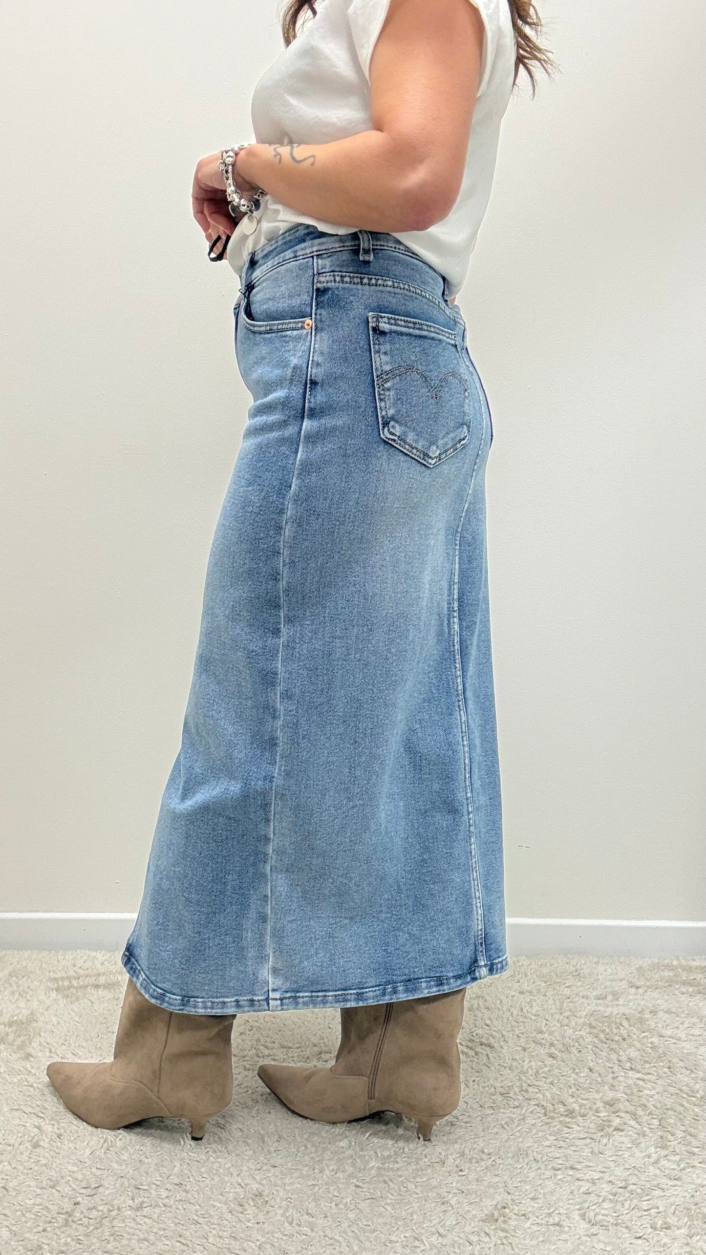 Gonna in jeans con spacco Extasy