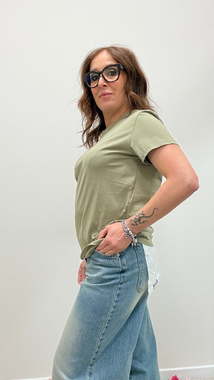 T-shirt regular fit Susy Mix verde salvia