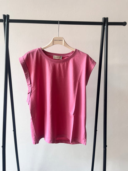 T-shirt Basic manica aletta con rovescia Haveone