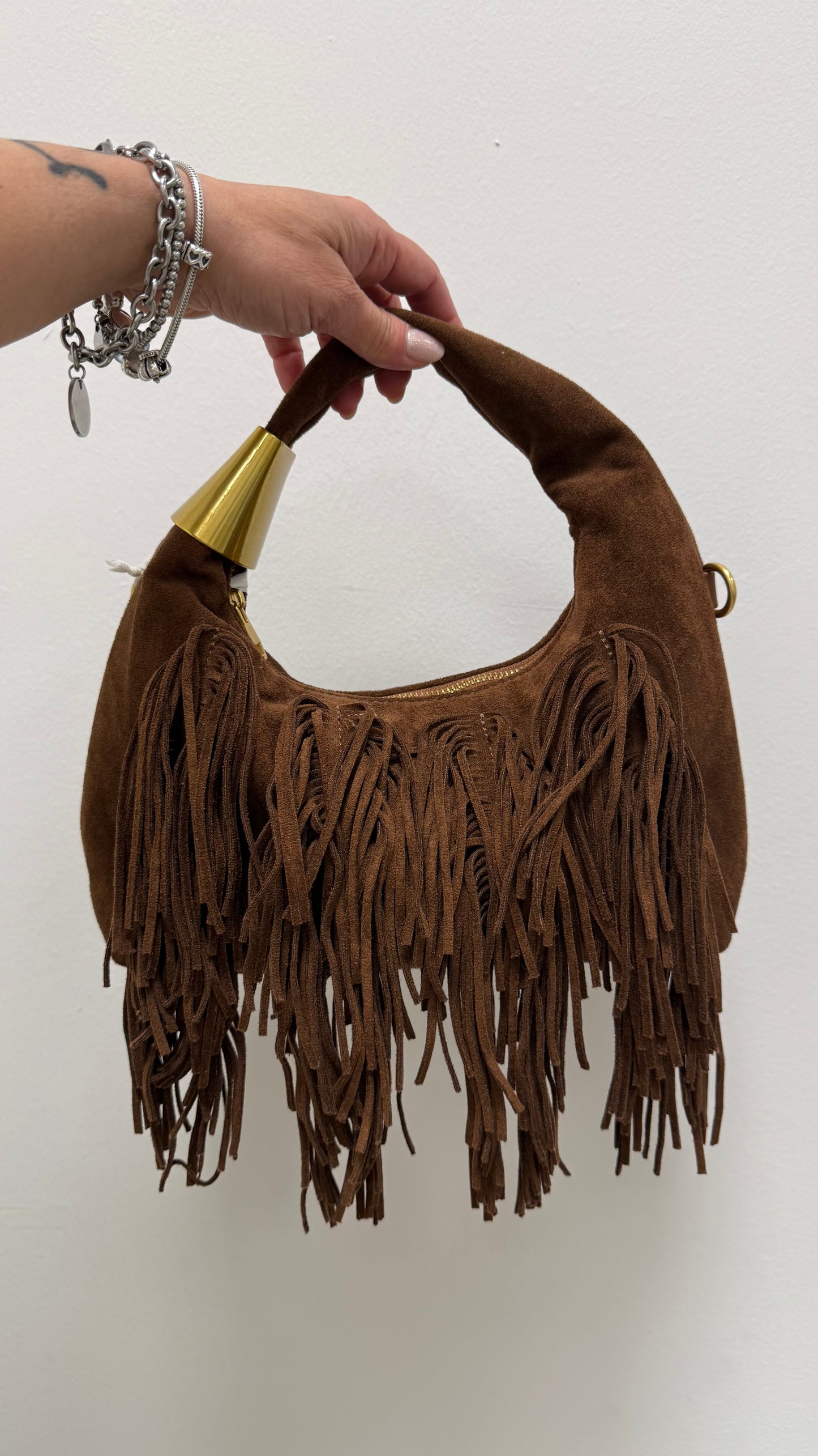 Borsa frange eco dainetto moro Memoire