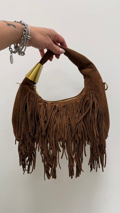 Borsa frange eco dainetto moro Memoire