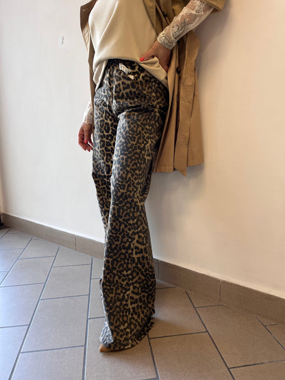 Pantalone palazzo Animalier Susy Mix