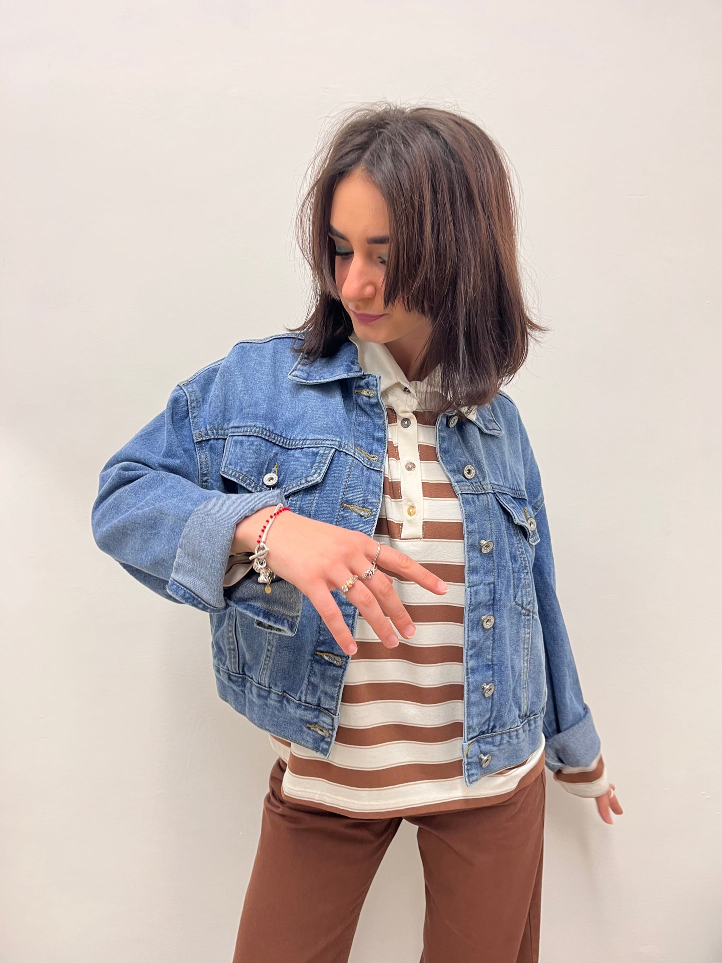 Giubbino in Denim corto Susy Mix