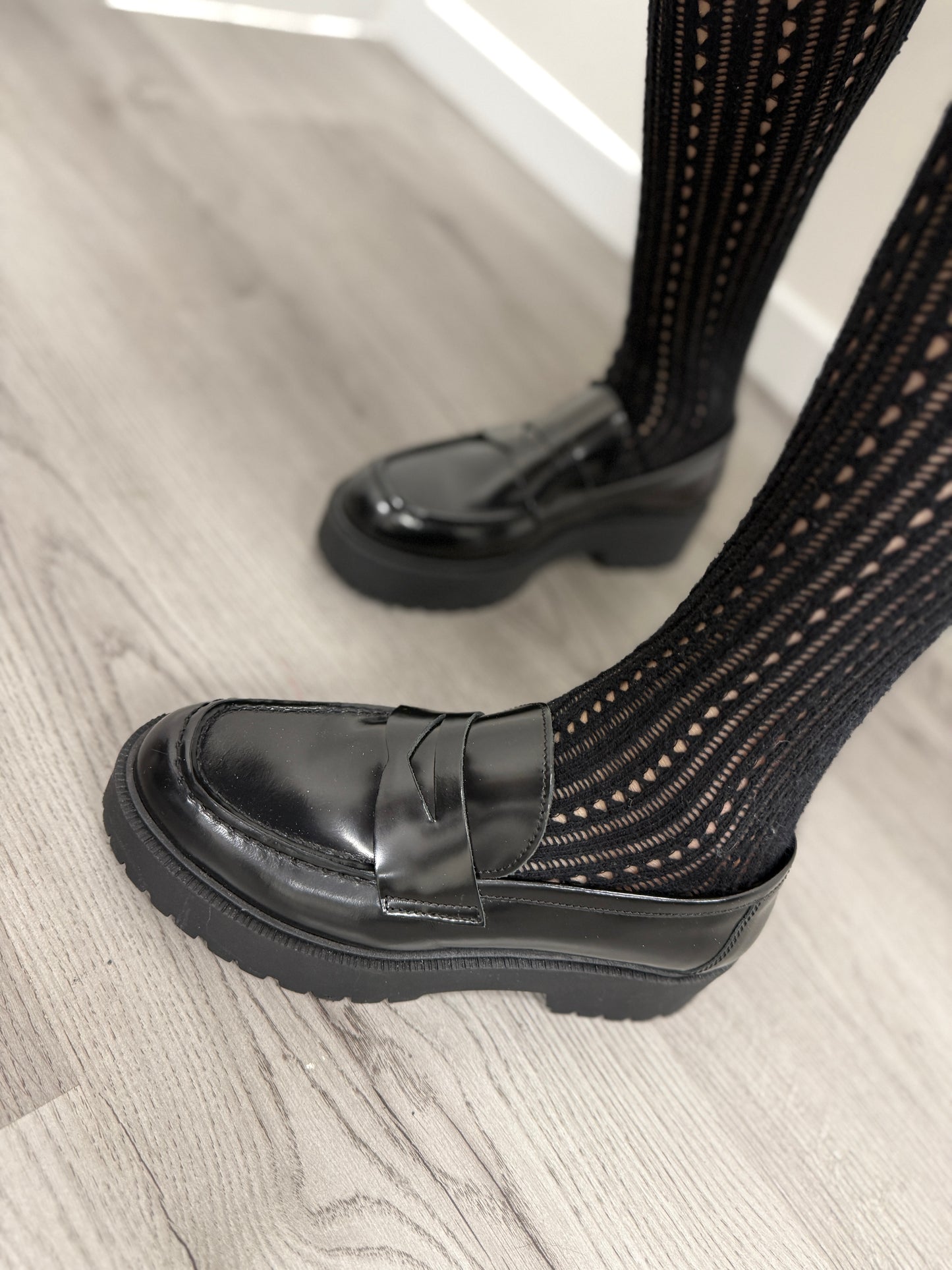 Mocassino vernice abrasivata Ovyè