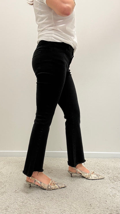 Pantaloni trombetta sfrangiati Kiki Six