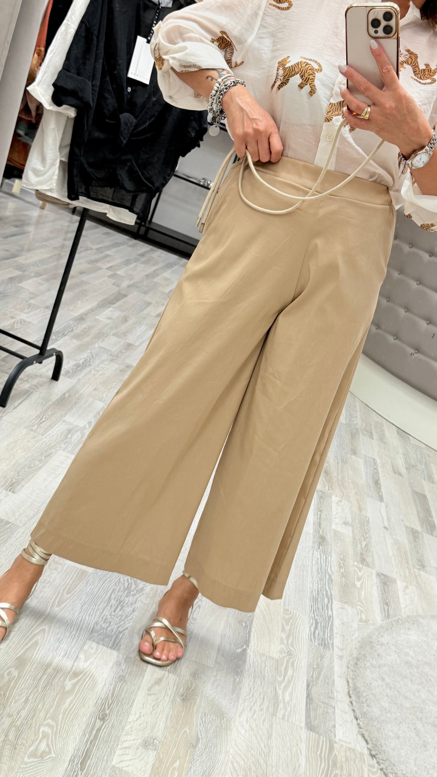 Pantalone Gaucho sabbia Susy Mix
