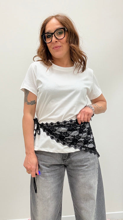 T-shirt regular fit Susy Mix bianco