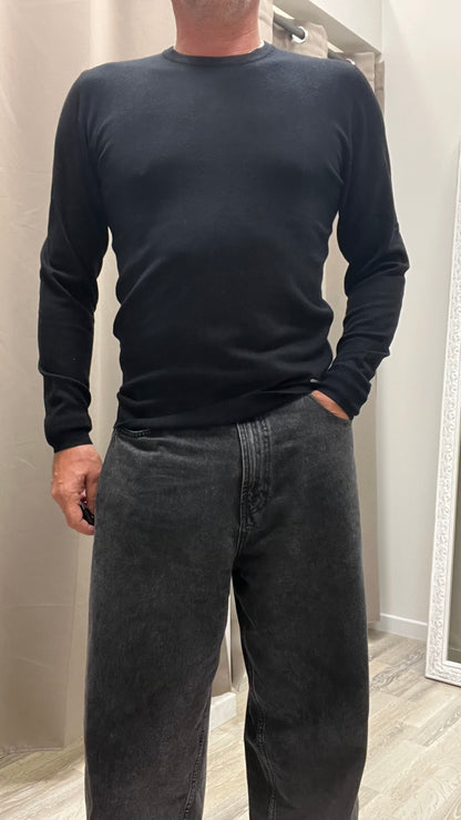 Maglia Paricollo Gianni Lupo Nera