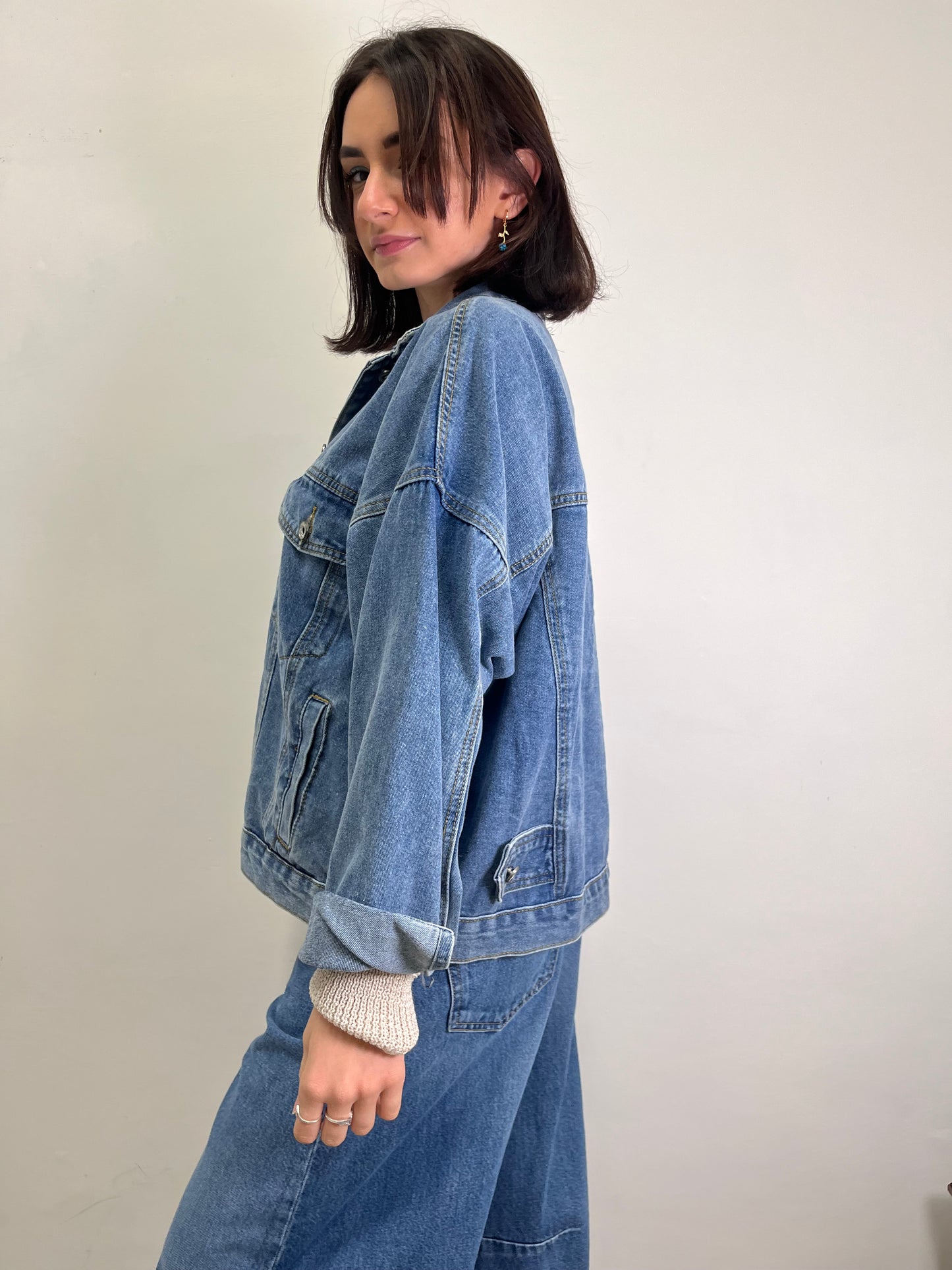 Giubbino in Denim over Susy Mix