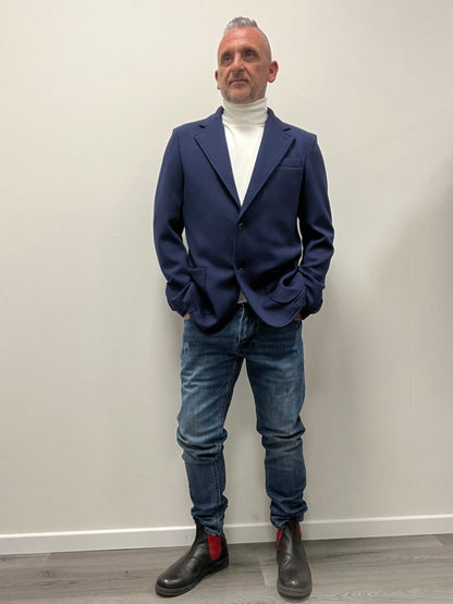 Giacca in Neoprene Blu Navy 7x8 FLR