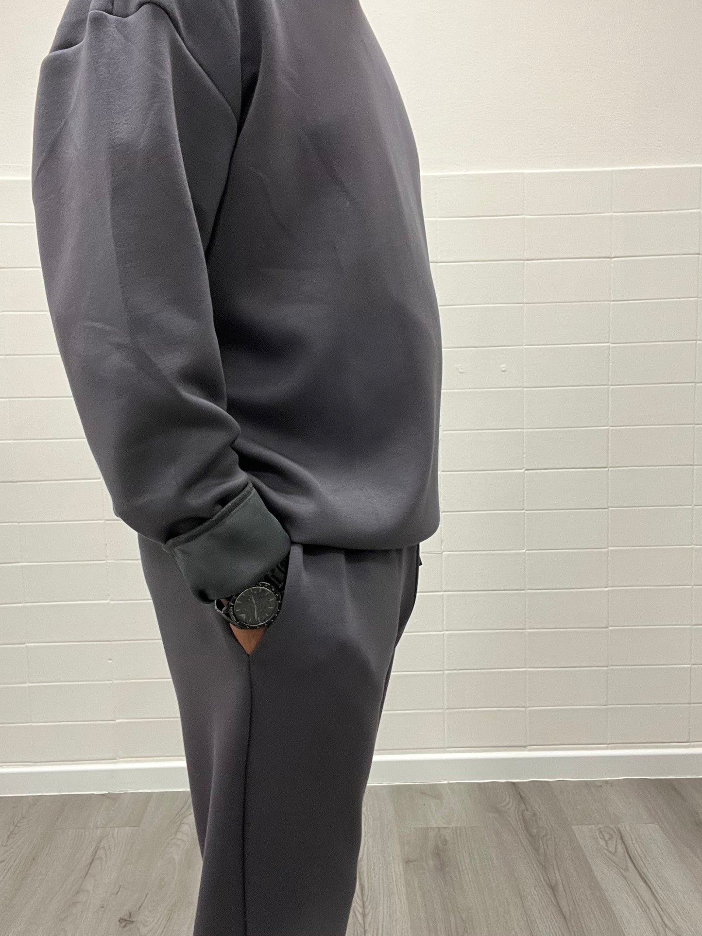 Pantalone Tuta in Tessuto Tecnico