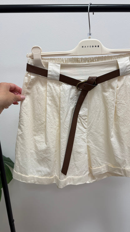 Shorts a Campana con Risvolto Burro HaveOne