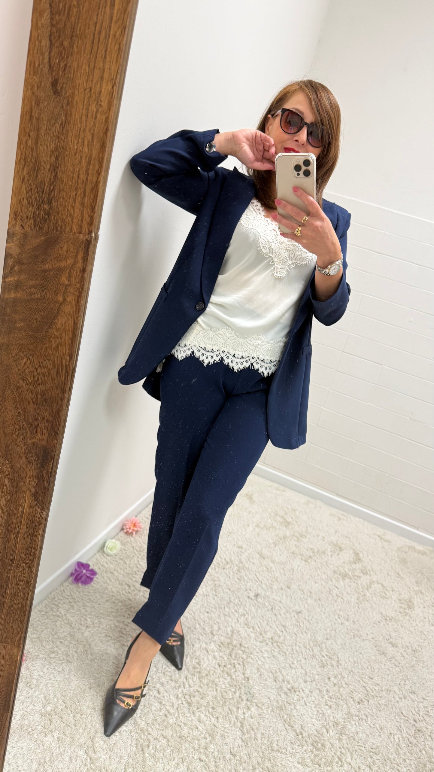 Mimì Mua Completo Blu Navy