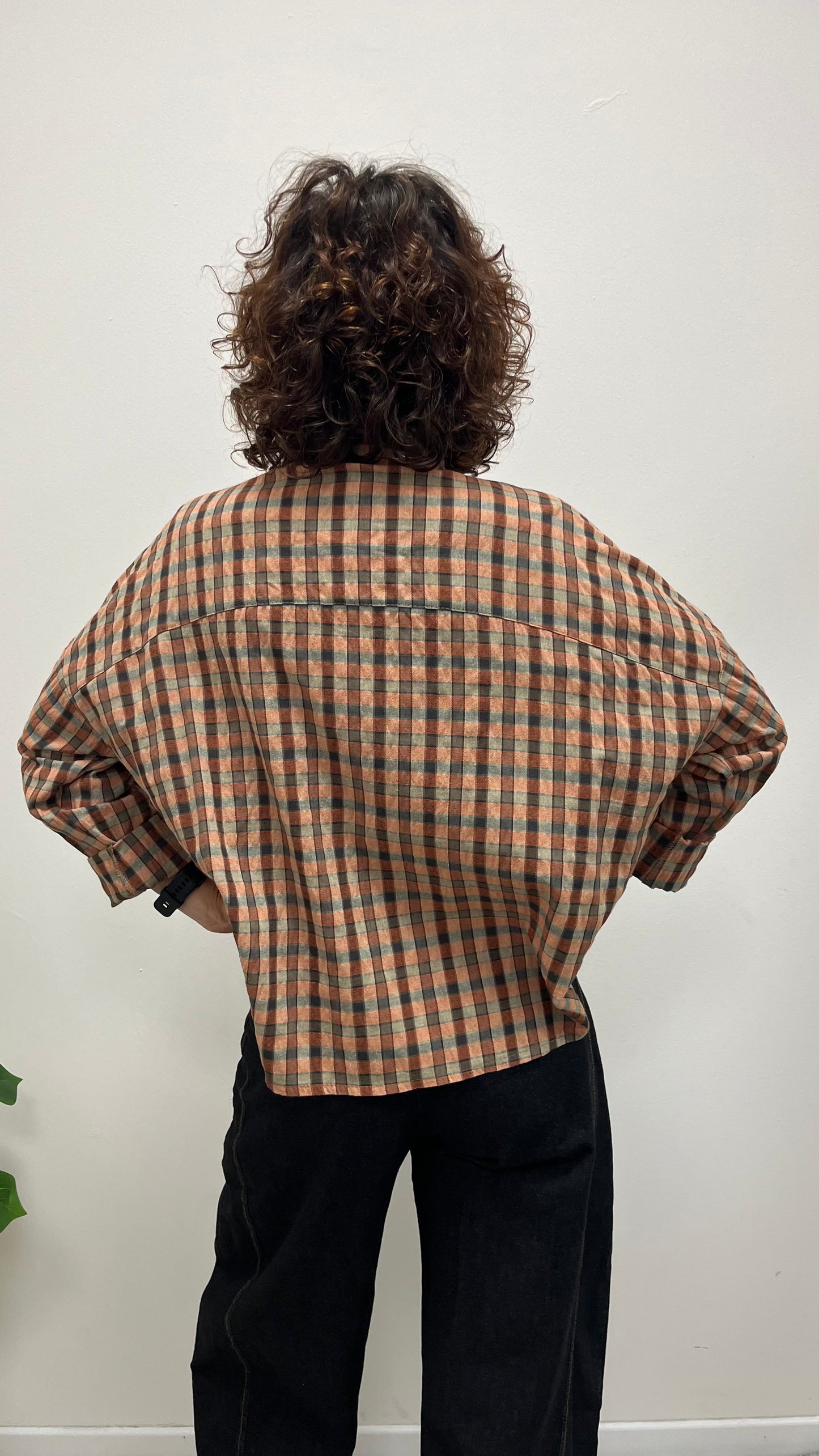 Camicia Over Quadri Coccio HaveOne CNO-R060