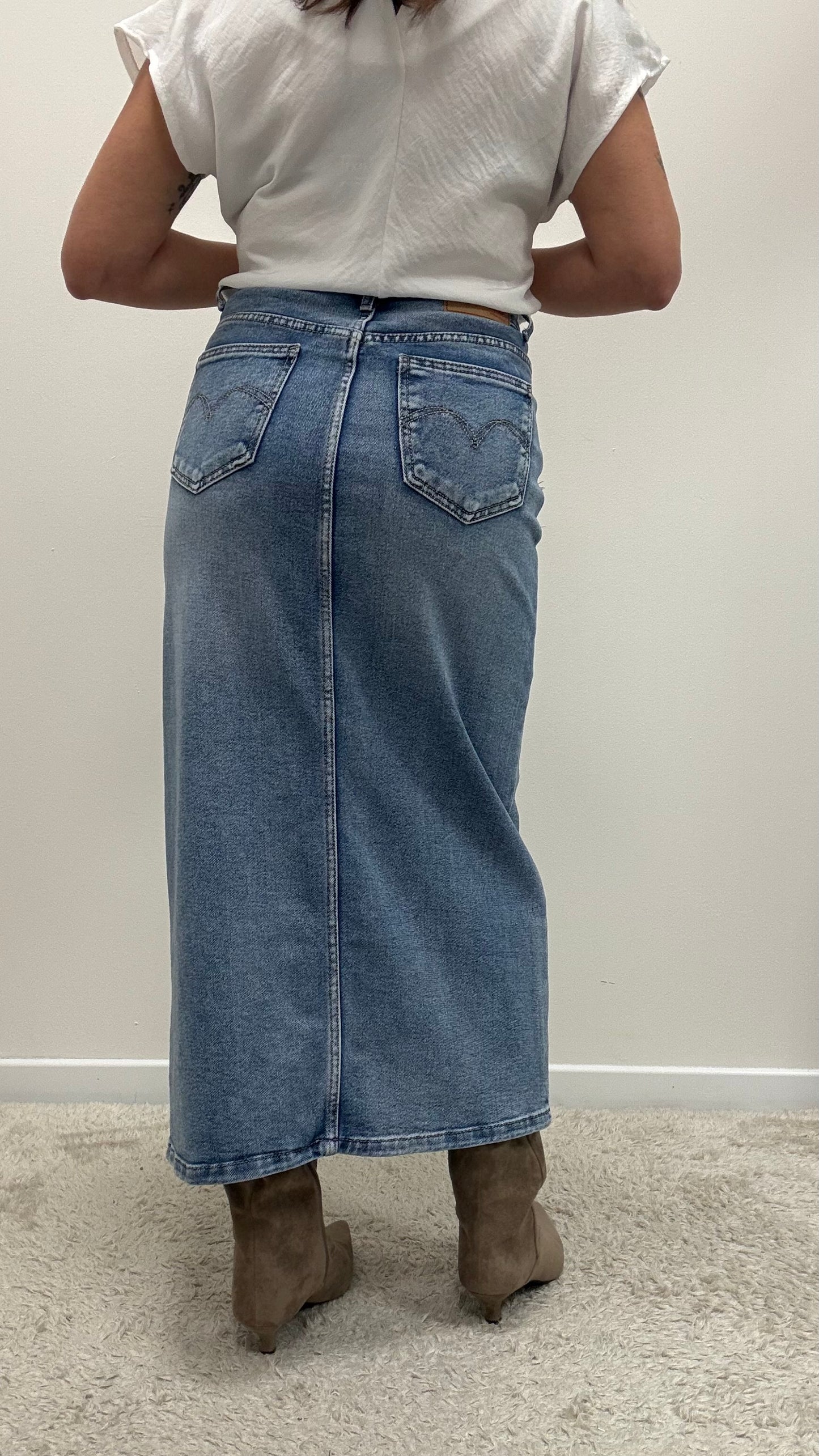 Gonna in jeans con spacco Extasy