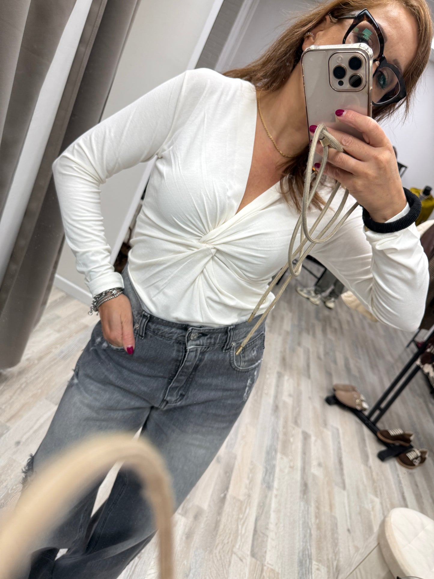Maglia con nodo burro Susy Mix